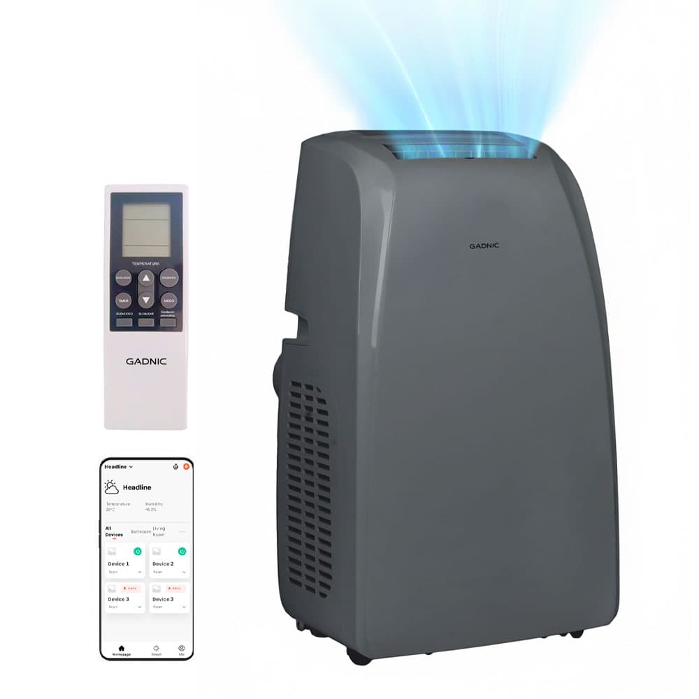 Aire Acondicionado Portátil Gadnic  12000 BTU FrioCalor  WIFI  Usado