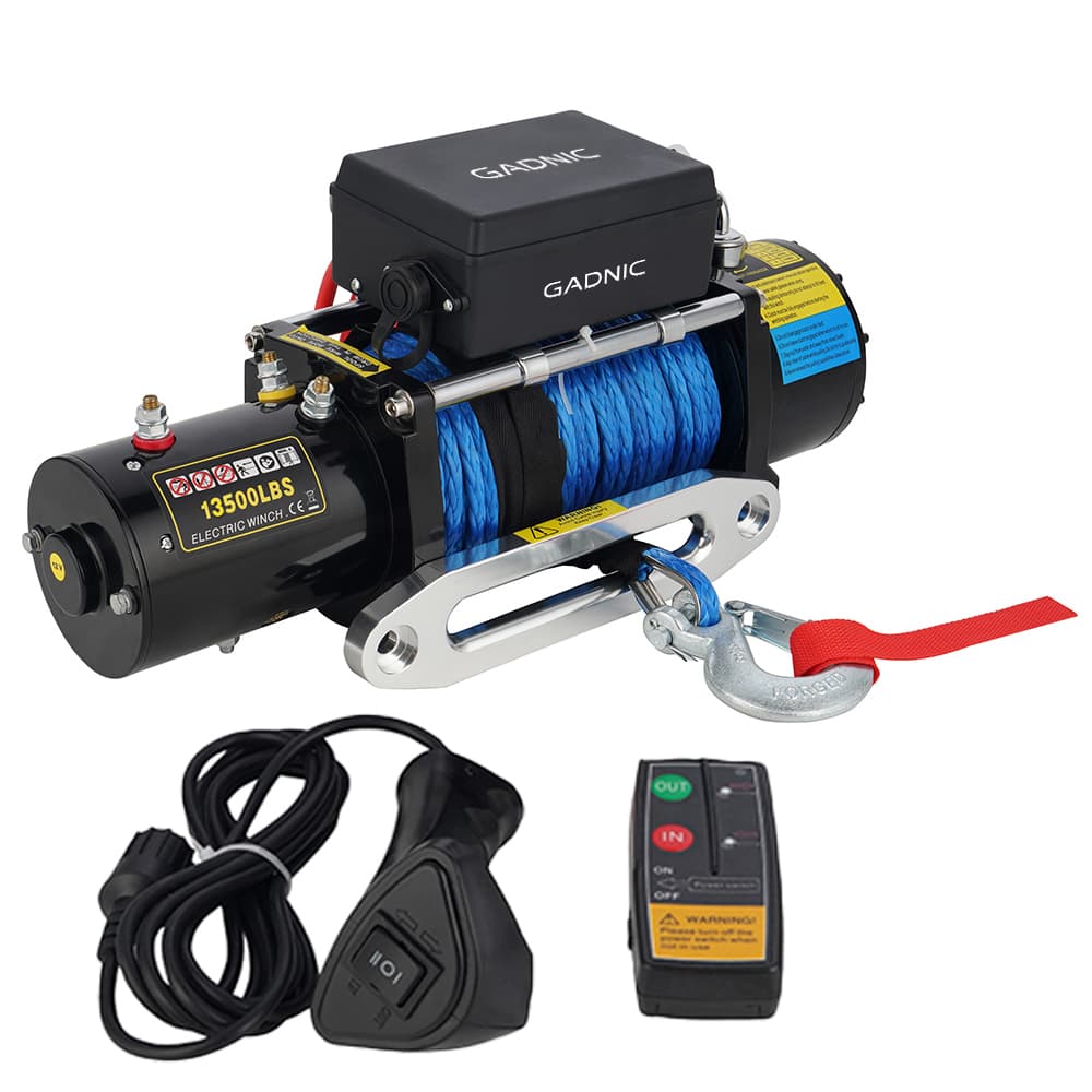 Malacate Eléctrico Gadnic 13500 LB 6136 Kg Control Remoto Outlet