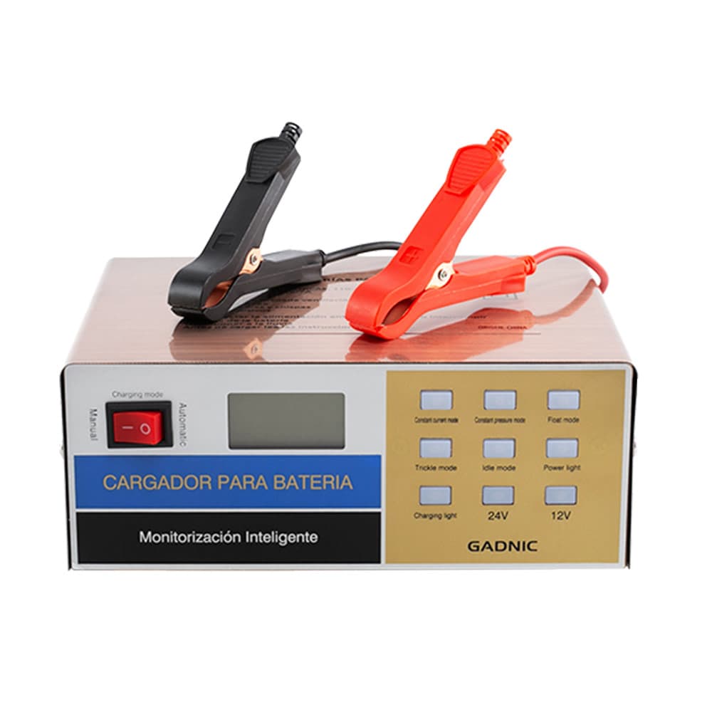Cargador De Batería Para Auto Gadnic AV300 Mantenedor 12v - 24v Corte Automático Inteligente Outlet