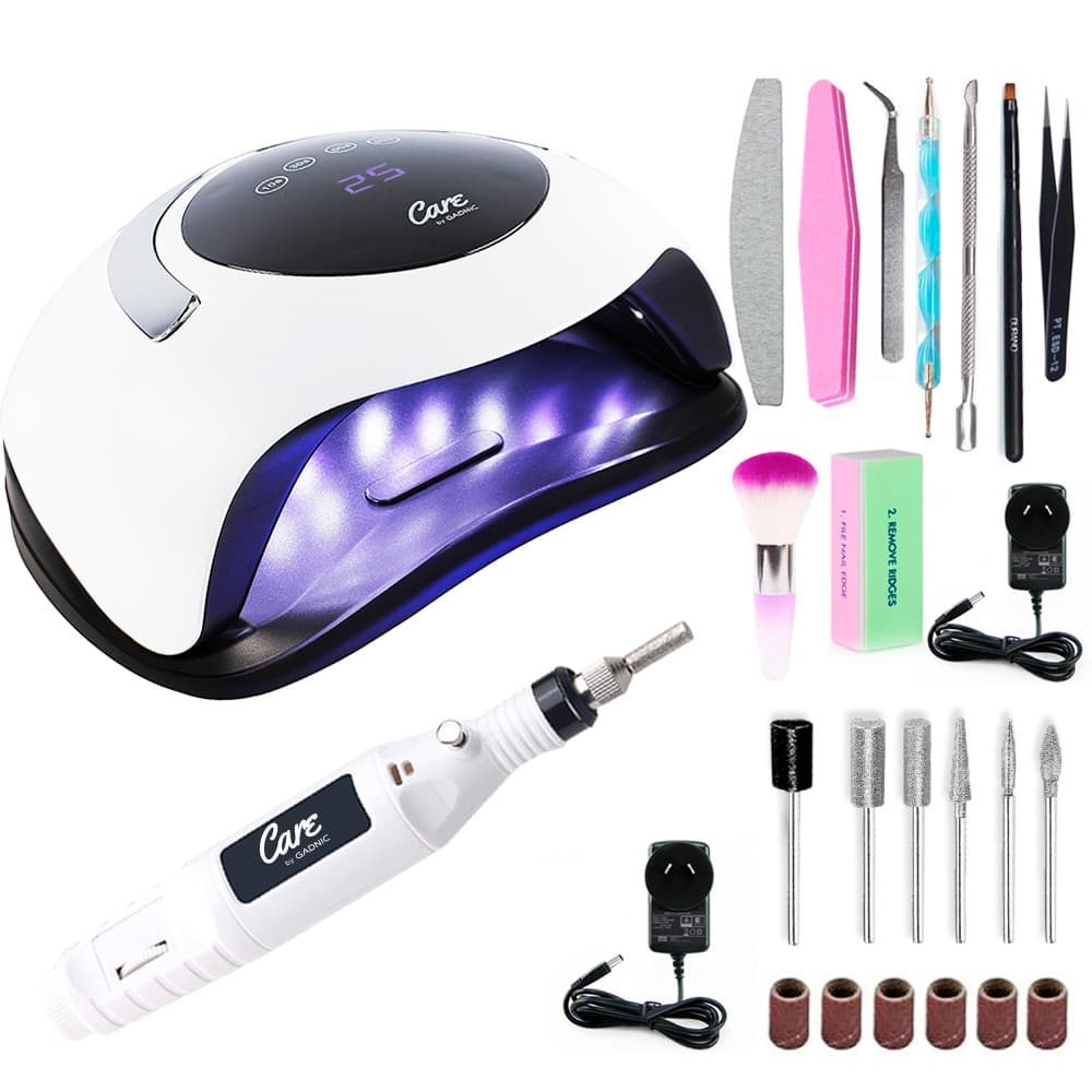 Kit Para Uñas Gadnic Torno T102  Cabina UV Led BQ5 Pro Uso Profesional