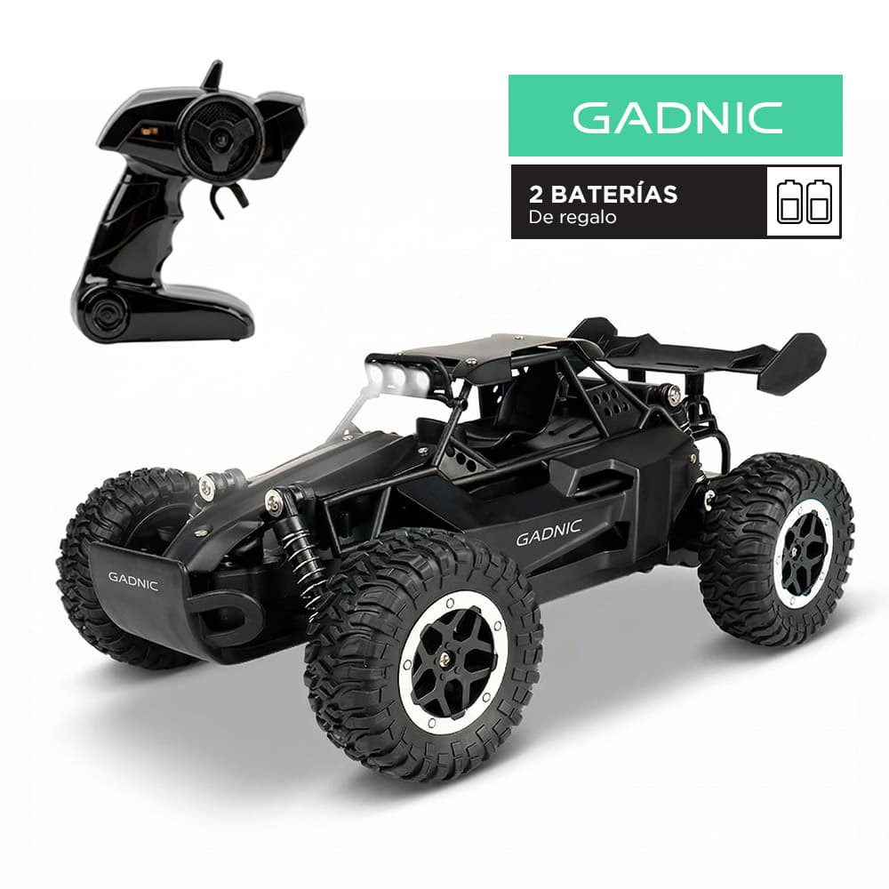 Auto A Control Remoto Gadnic 4x4 Batería Recargable Ruedas Todo Terreno Con Suspensión