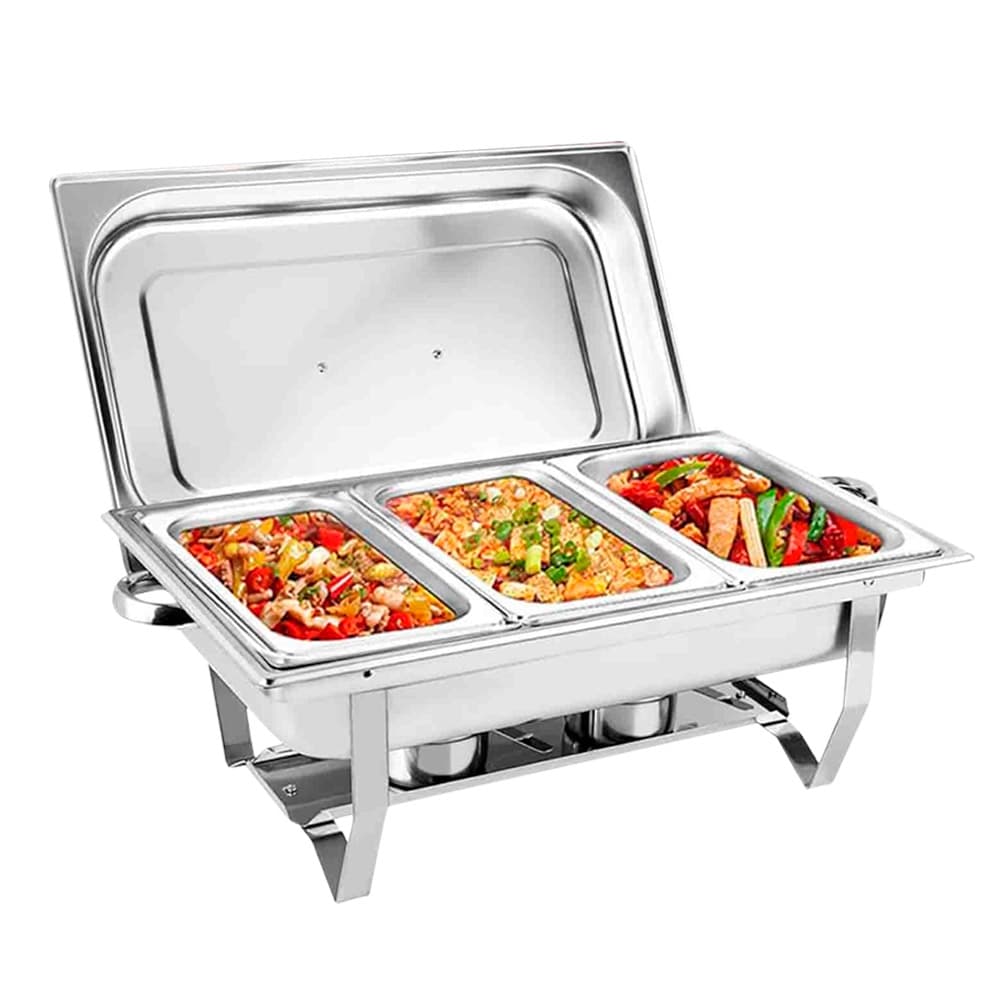 Buffetera Mantenedor Comidas Chafing Cuk by Gadnic 3 Bandejas Usado