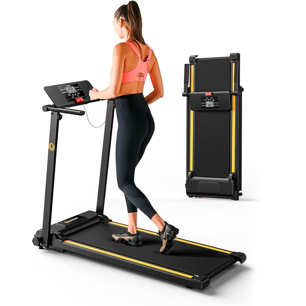 Cinta Caminadora UREVO Foldi Mini Plegable 10 Km/h Con Programas HIIT