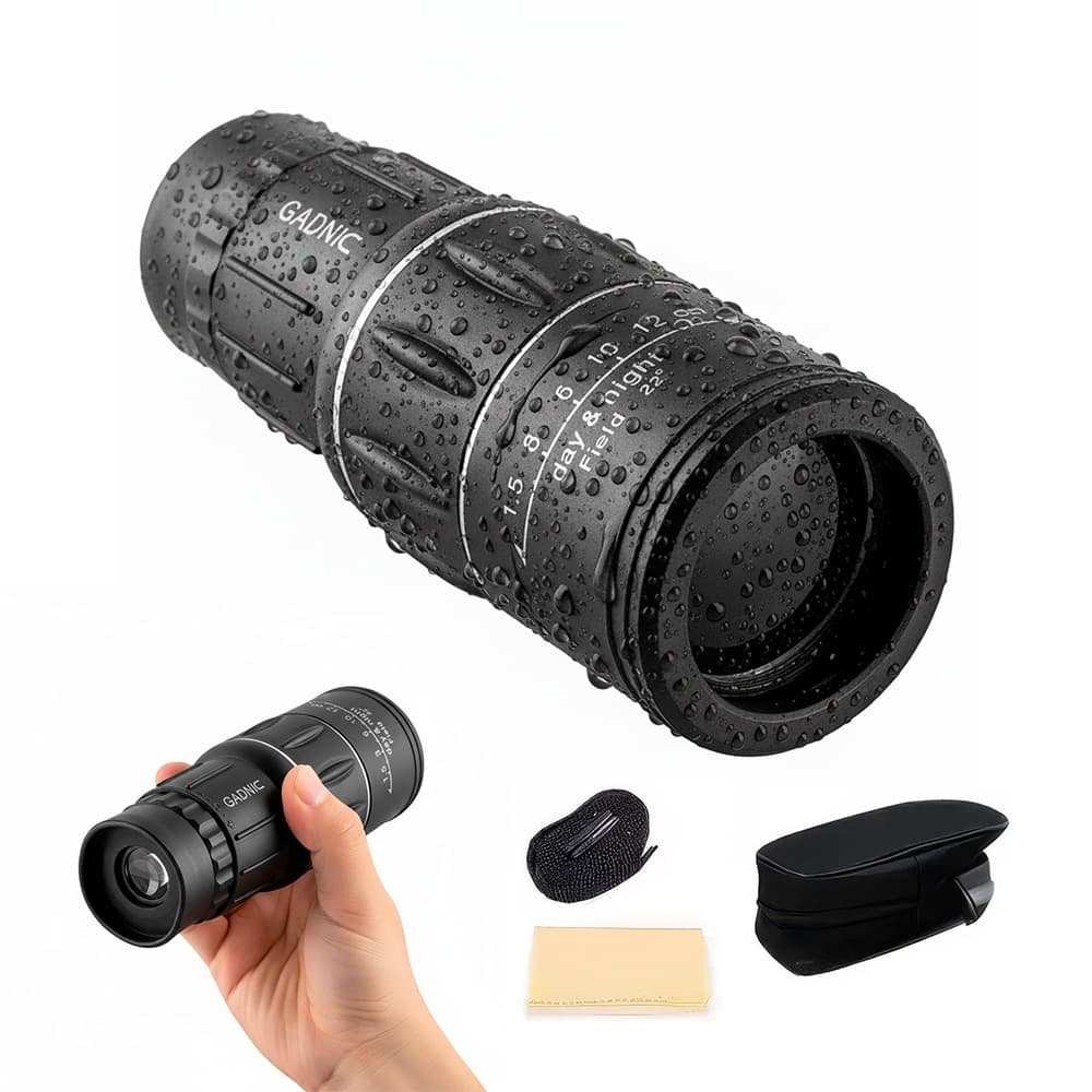 Monocular Gadnic Wildstec 16x52 Alcance 8000mts Visor Impermeable