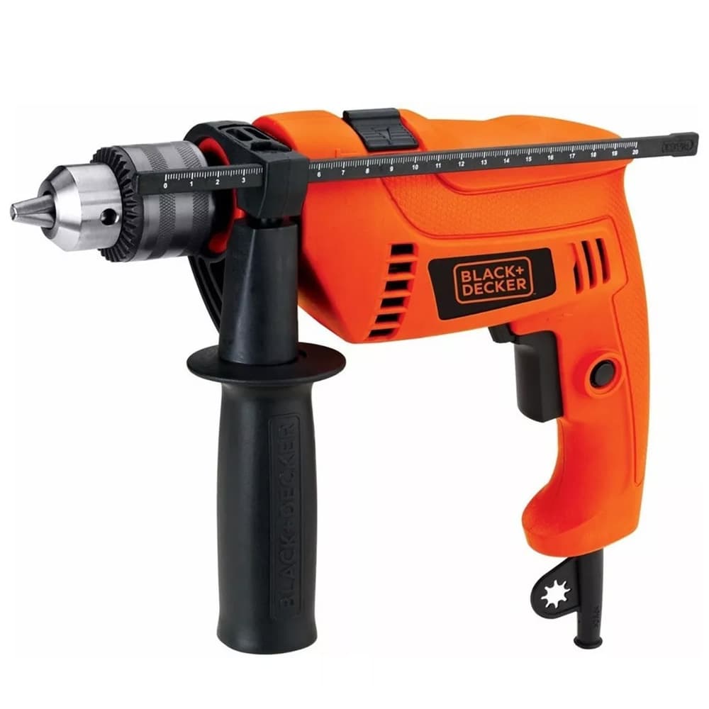 Taladro Percutor Black & Decker 13mm 650W Velocidad Variable Maletin