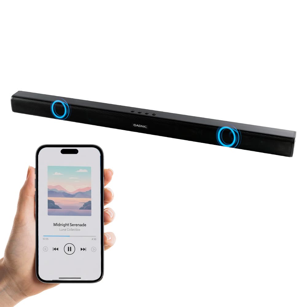 Barra de Sonido Gadnic Bluetooth Para Casa Escritorio Inalámbrico Outlet