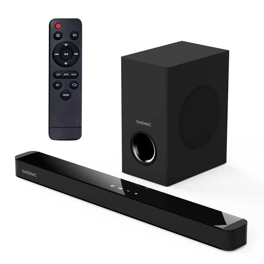 Barra de Sonido Gadnic Nova 160 21 Canales Subwoofer 8” Conexión Inalámbrica 160W Outlet
