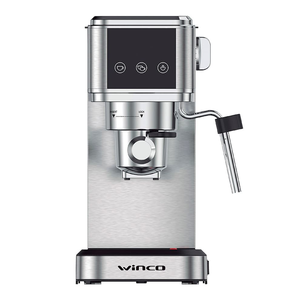 Cafetera Express Winco W1923 con Espumador apto capsulas