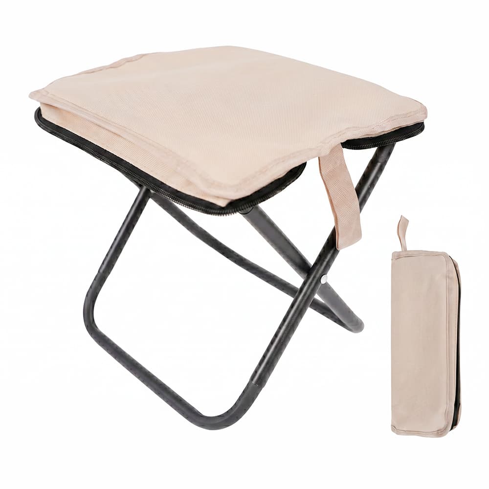 Banquito Plegable Para Camping South Port By Gadnic Soporta Hasta 150 kg Estuche