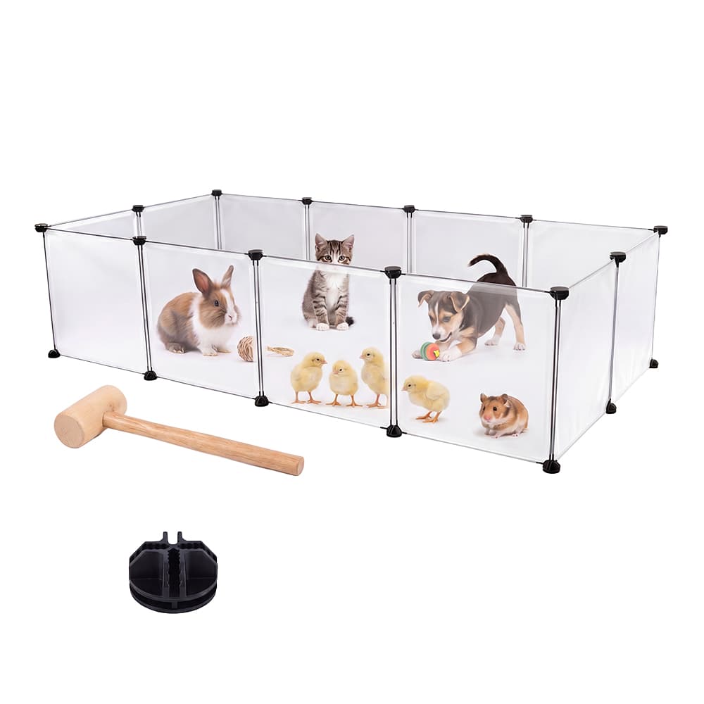 Corral Para Mascotas Pequeñas Gadnic CR2 Montable Desarmable
