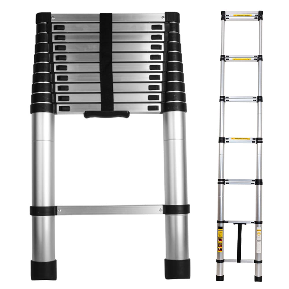 Escalera Telescópica Gadnic De Aluminio Extensible 5 Metros Usado