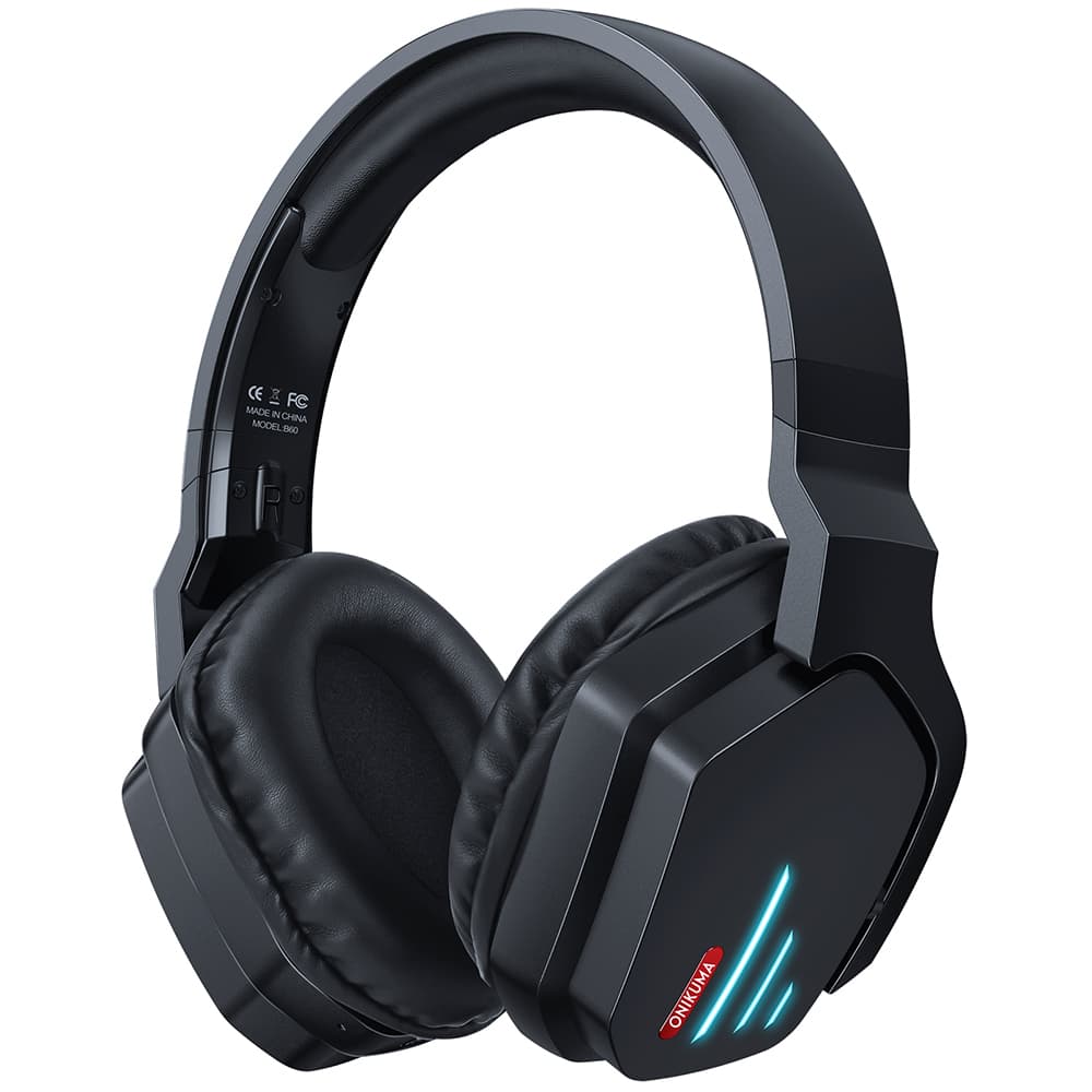 Auriculares Inalámbricos Gamer Onikuma B60 con Blutooth y Luz LED Usado