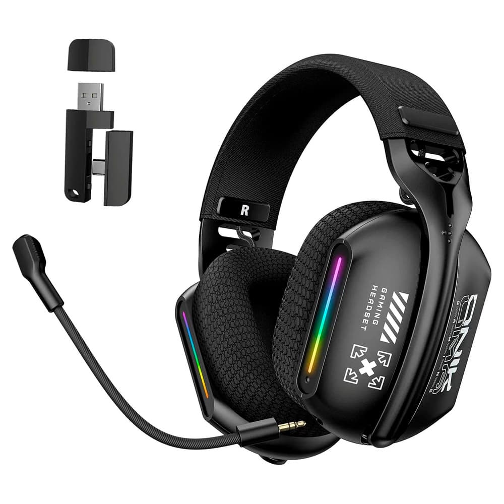 Auriculares Gamer Onikuma GT808 RGB Micrófono PS5 Xbox PC Outlet