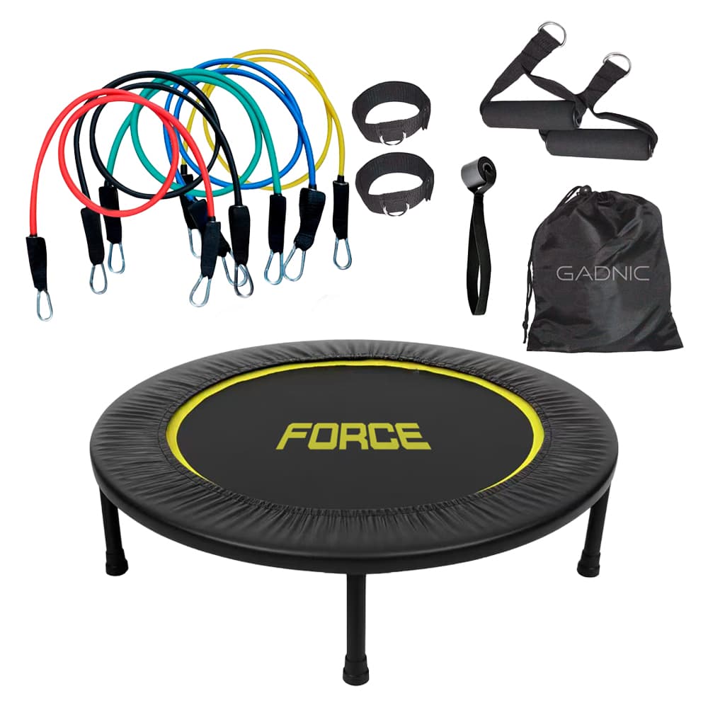Kit Yoga Gadnic Trampolín 120 kg Gimnasio Entrenamiento + x5 Bandas Elásticas