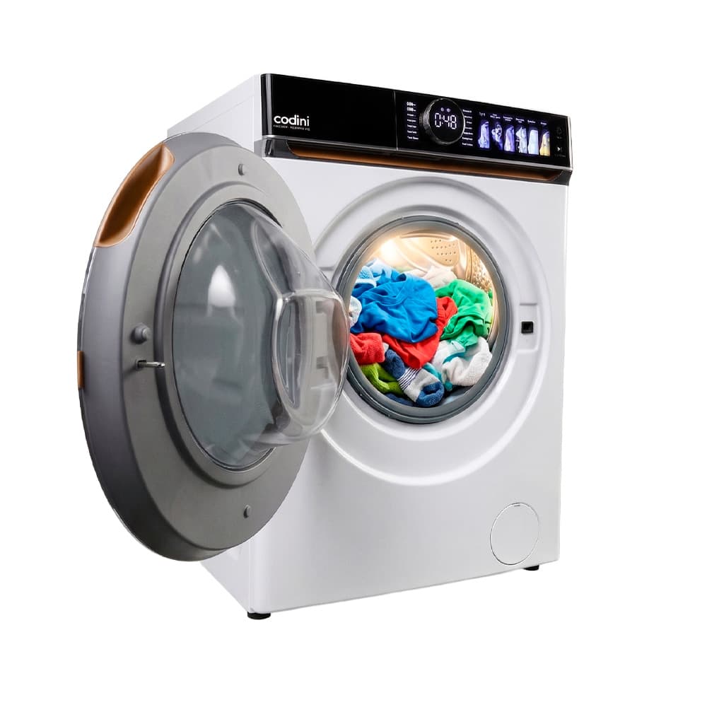 Lavasecarropas Codini BIAFB10014B 10kg A 7kg inverter 1400 rpm Color Blanco Outlet