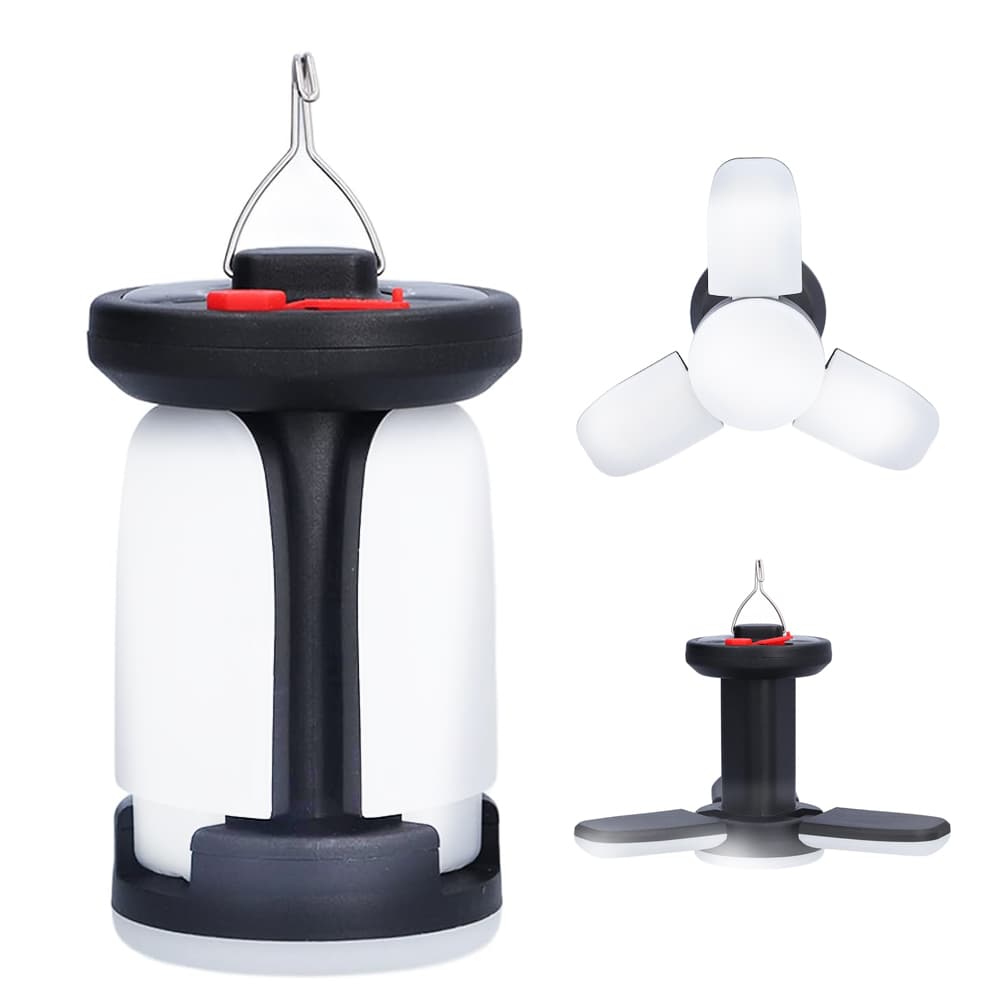 Linterna Camping Gadnic Expandible Recargable 48 LED 300 Lumenes Bateria 1200 mAh USB IP43