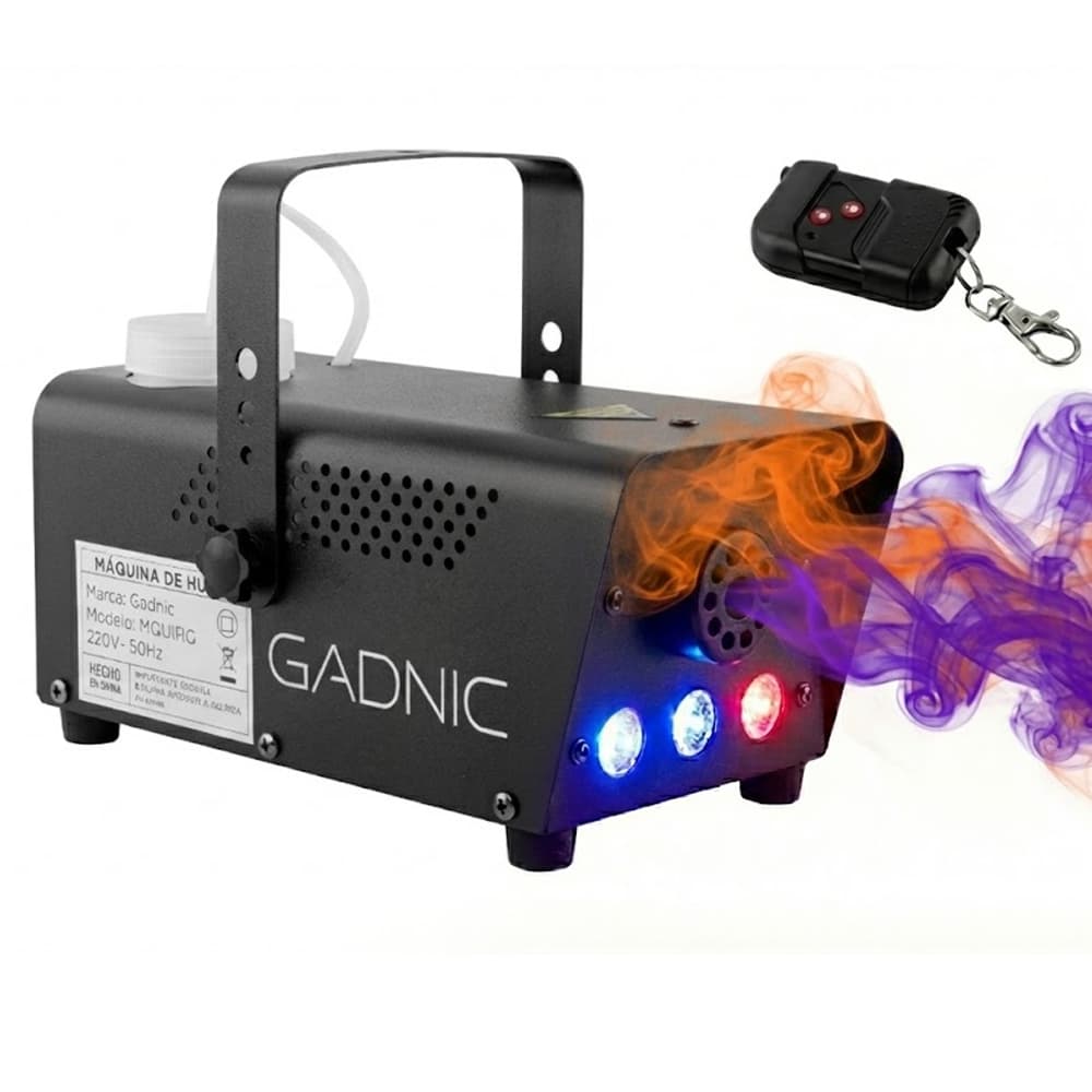 Maquina De Humo Gadnic 500W CControl Remoto