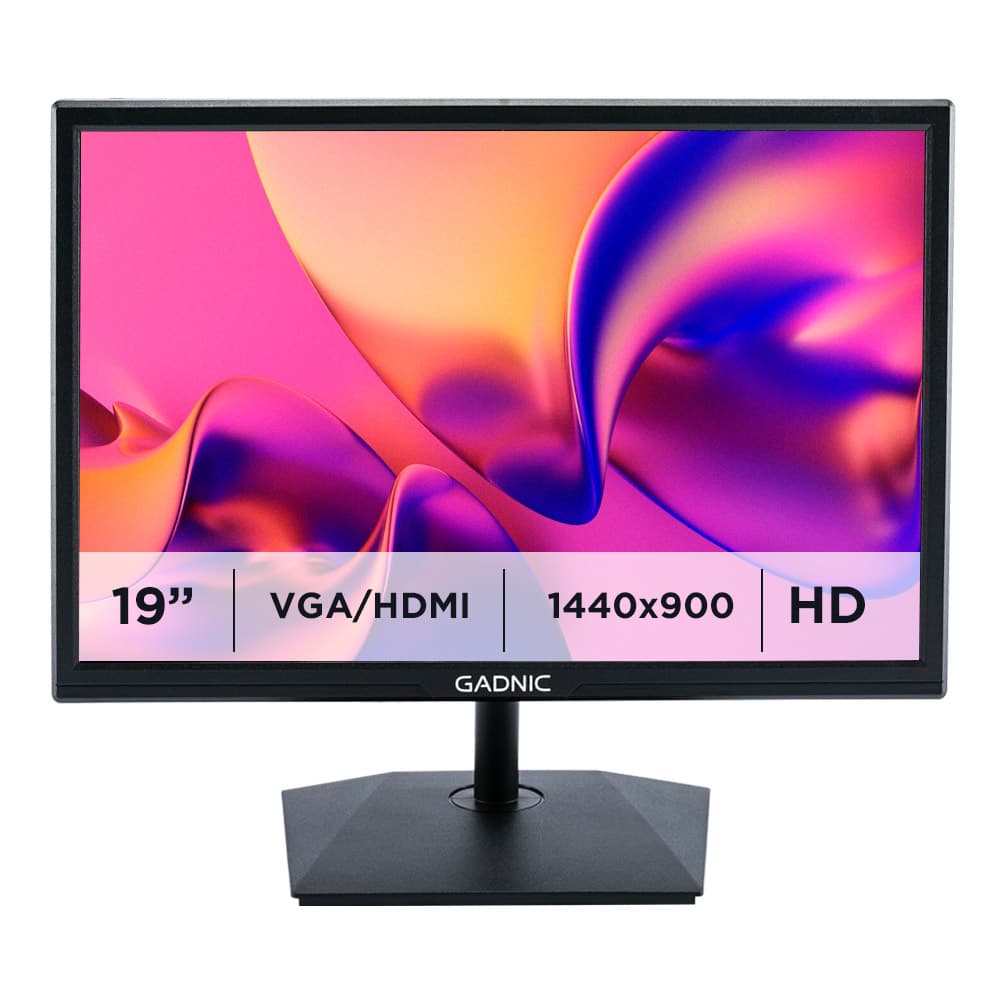 Monitor Led Gadnic 19 Pulgadas HD Outlet