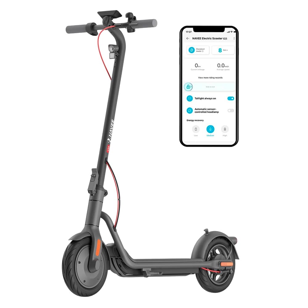 Monopatín Eléctrico Navee V25 600W Autonomía 25 Km Outlet