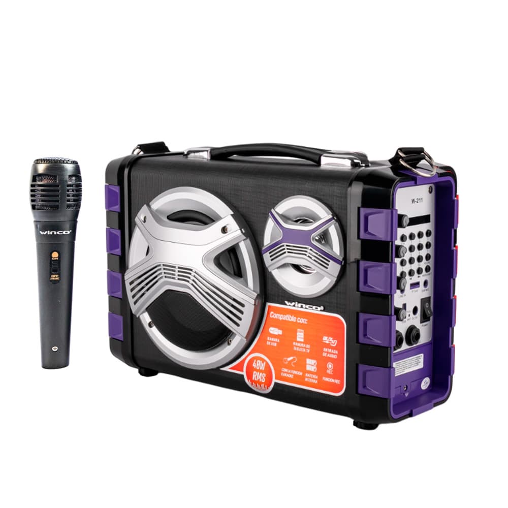 Parlante Portátil Bluetooth Winco W211V Outlet