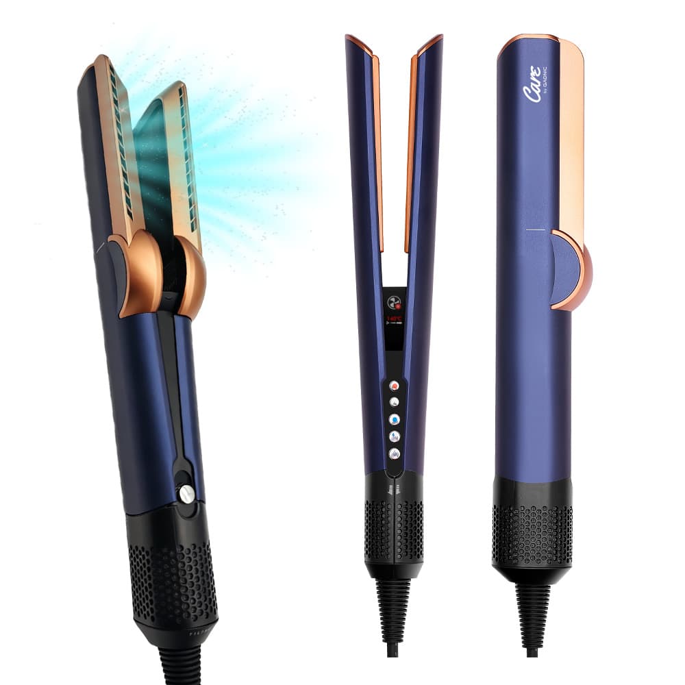 Planchita De Pelo Care By Gadnic Seco Húmedo 1600W Con Aire Frío Antifrizz Display LCD