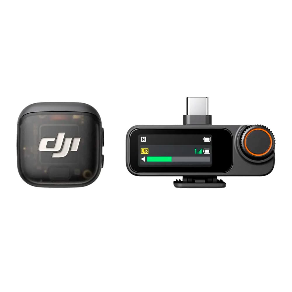Micrófono Inalámbrico DJI Mic 3 1 TX 1 RX Alcance 400 Metros Bluetooth 5.4 Audio Omnidireccional