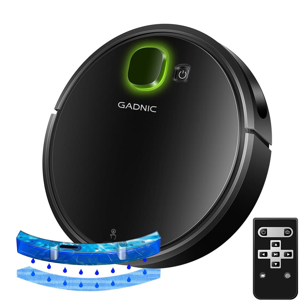 Aspiradora Robot Gadnic Potente Succión Sensor Anti Caídas Filtro HEPA Lavable Depósito Extraíble Usado