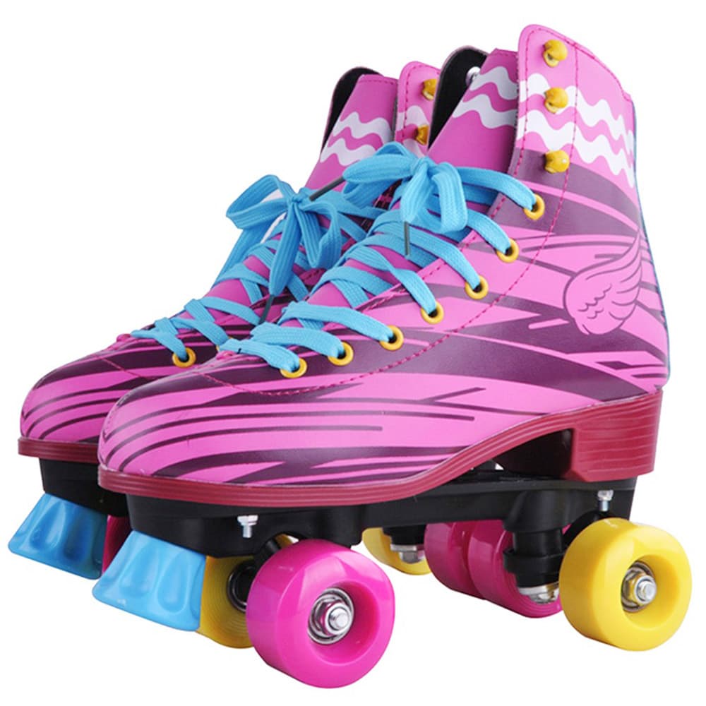 Patines Gadnic Simil Soy Luna Para Niñas 4 Ruedas Frenos PU Transportables Outlet