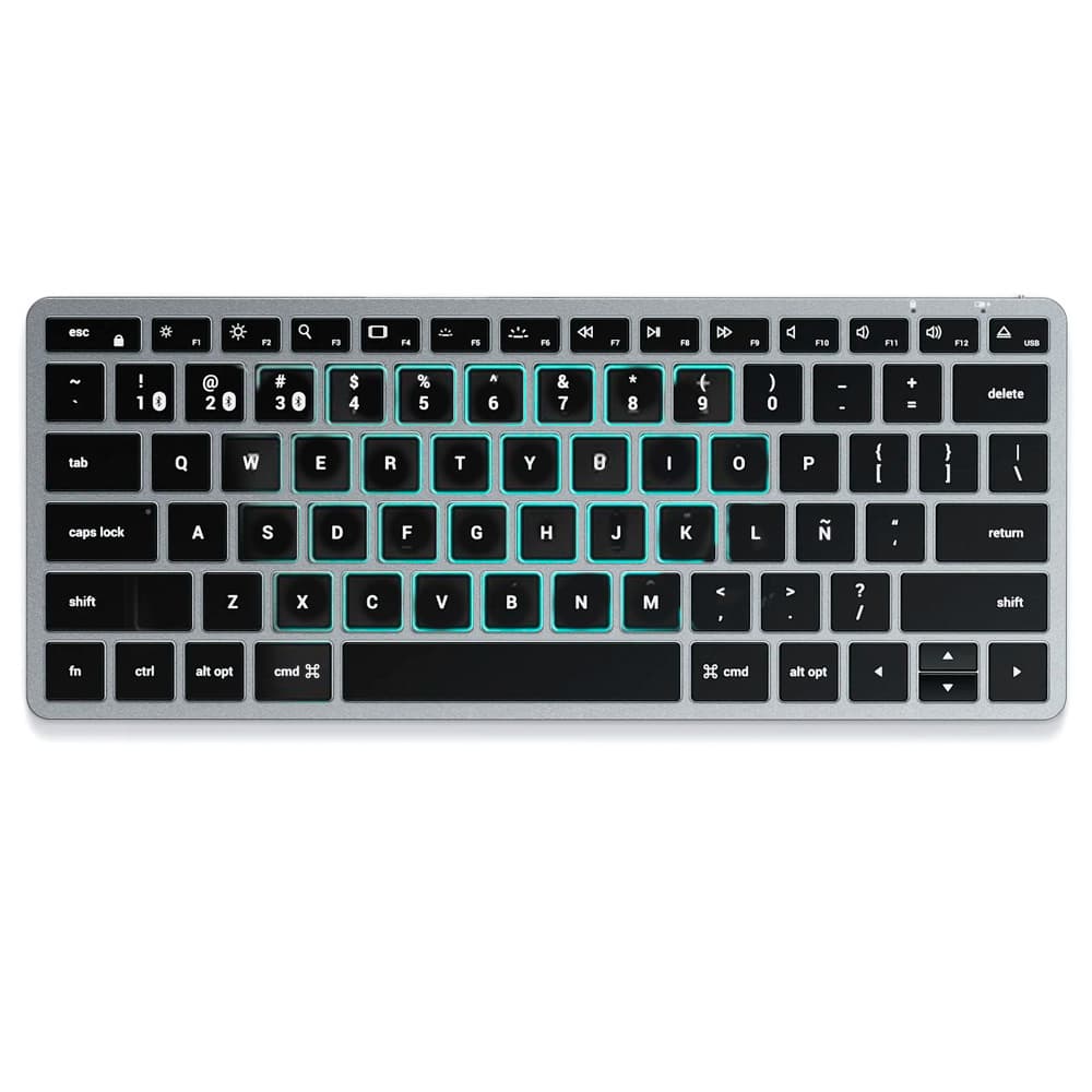 Teclado Bluetooth Satechi Slim X1 Retroiluminado Compacto Inalámbrico Usado
