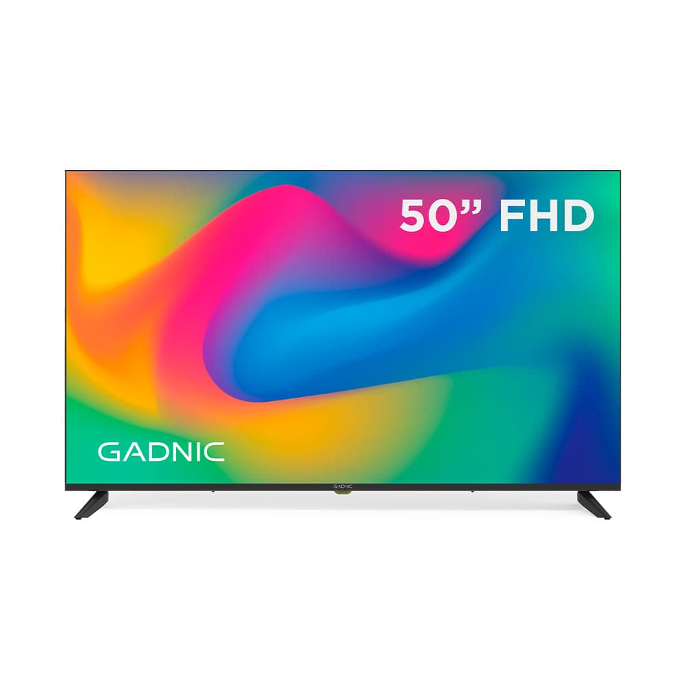 Smart TV 50” Gadnic FHD Android TV Pulgadas WiFi Procesador Quad Core Sonido Estéreo 20W Outlet