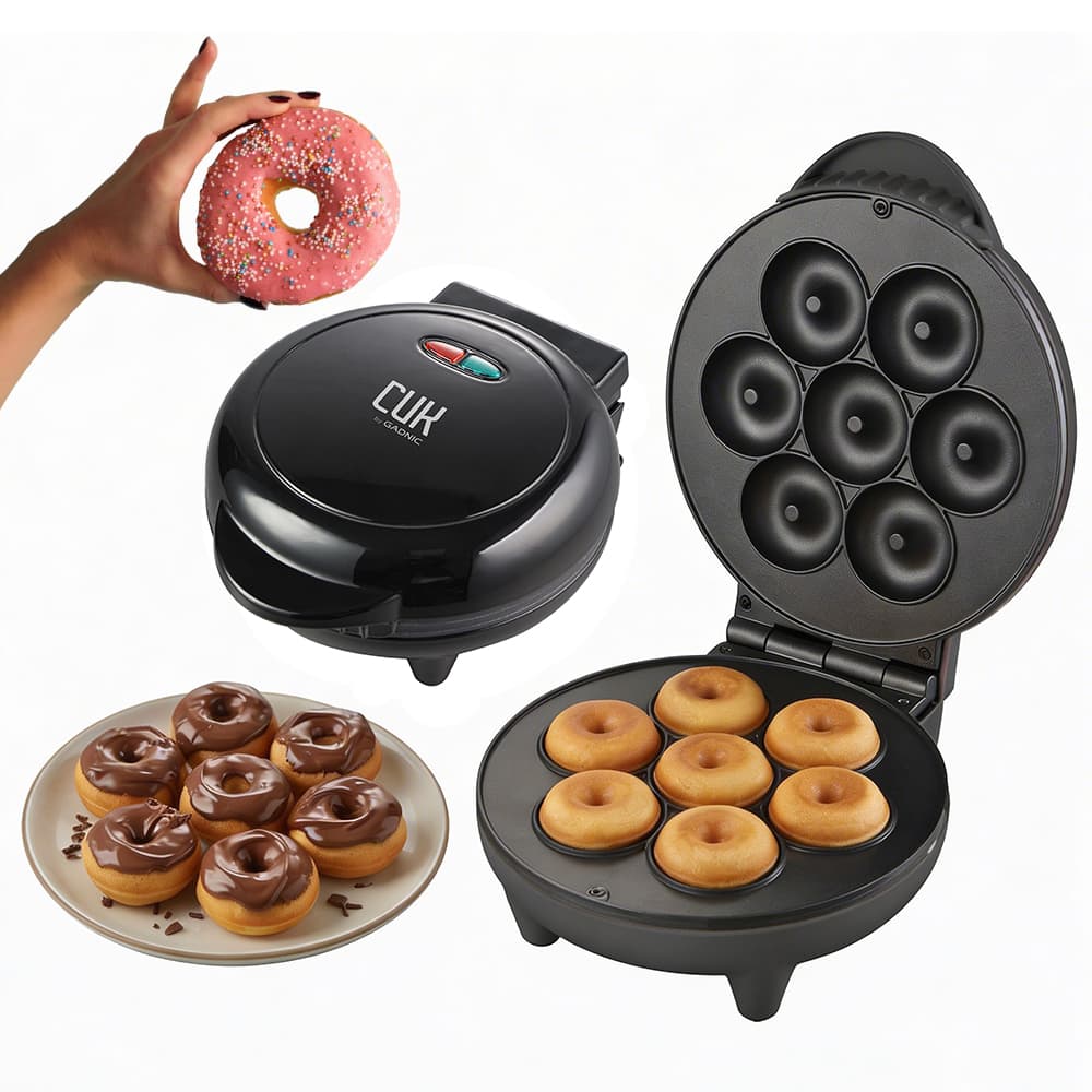 Máquina De Mini Donas CUK By GADNIC Mini Antiadherente 750W Usado